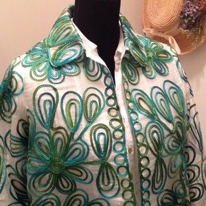 Laura Ashley Embroidered Jacket